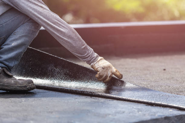 Professional Basement Waterproofing technician working in Chatfield, MN